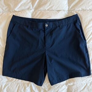 Lululemon ABC Classic-Fit Short 7" WovenAir Navy Size 38